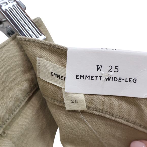 NWT Madewell The Emmett Wide-Leg Pant: Patch Pocket Edition Heritage Khaki 25 - Picture 9 of 11